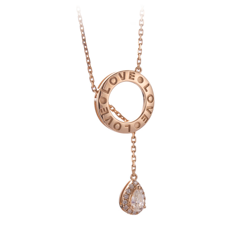 Messi Jewelry | Low-cost rose gold moissanite necklace manufacturing 8