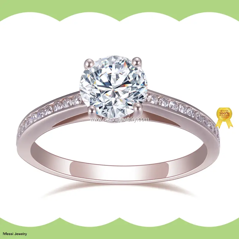 factory Direct moissanite gold ring factory | Messi Jewelry 1