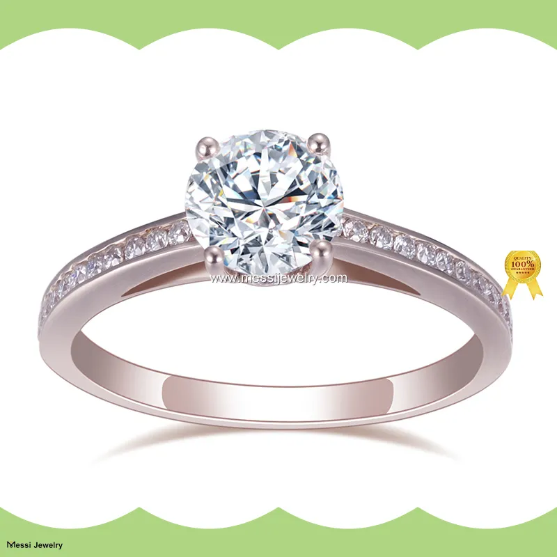 factory Direct moissanite gold ring factory | Messi Jewelry 1