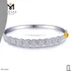 Custom moissanite tennis bracelet white gold series Manufacturer | Messi Jewelry 1