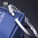 Custom moissanite tennis bracelet white gold series Manufacturer | Messi Jewelry 5