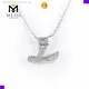 Custom moissanite cross necklace with good price Manufacturer | Messi Jewelry 1