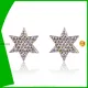Messi Jewelry | Long Lasting moissanite stud earrings screw back supply 1