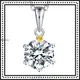 Custom moissanite silver necklace made in china Manufacturer | Messi Jewelry 1