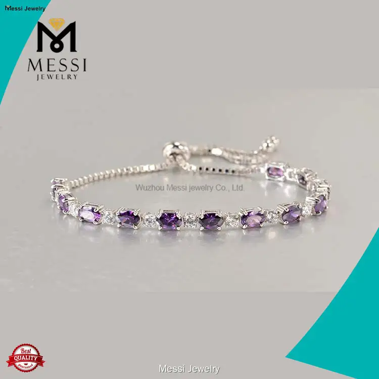 Custom peridot bracelet suppliers Manufacturer | Messi Jewelry 1