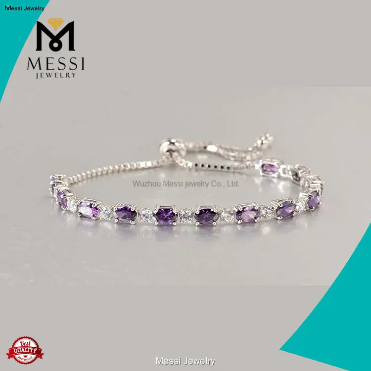 Fabricante de fornecedores de pulseira Peridot personalizada | Jóias Messi 1