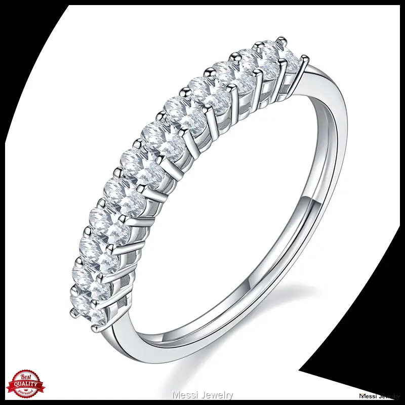 men's moissanite silver rings at Wholesale Prices | Messi Jewelry 1