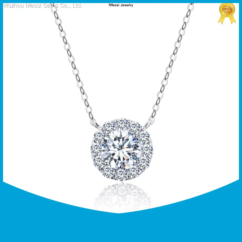 High End lab grown diamond necklace directly sale | Messi Jewelry 1