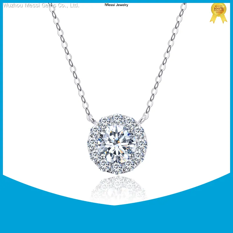 High End lab grown diamond necklace directly sale | Messi Jewelry 1
