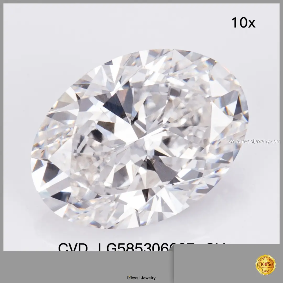 Messi Jewelry | Best Value 1.5 carat lab grown oval diamond directly sale 1