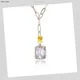 moissanite silver necklace at Wholesale Prices | Messi Jewelry 1