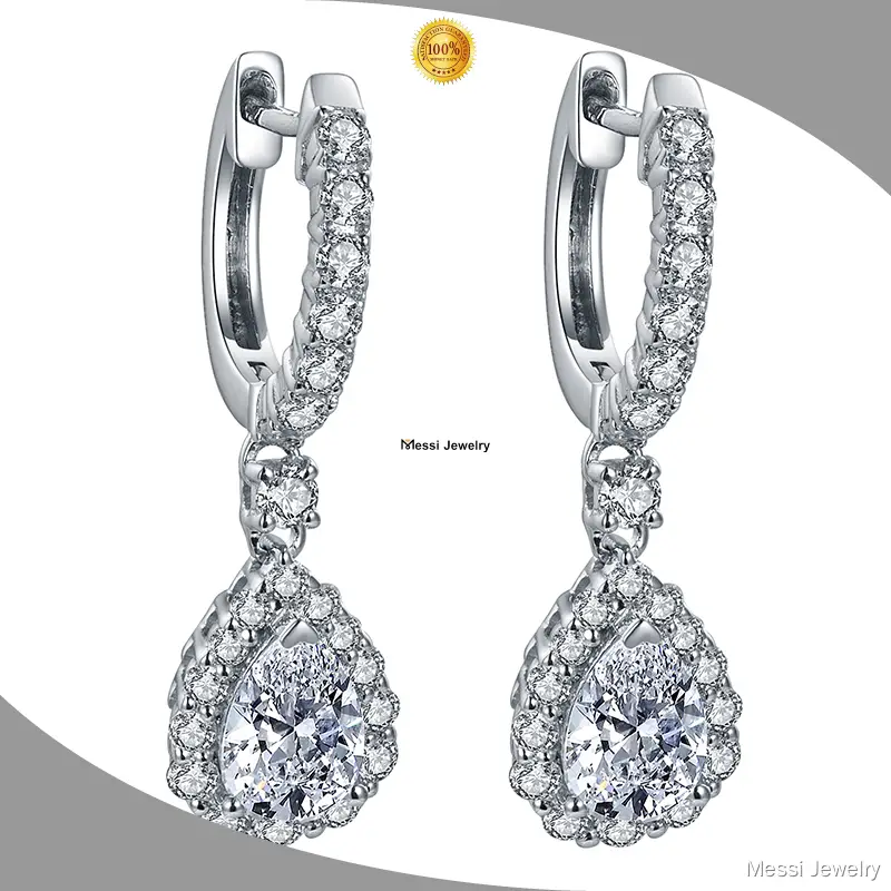 Messi Jewelry | Best Price moissanite stud earrings with custom services 1