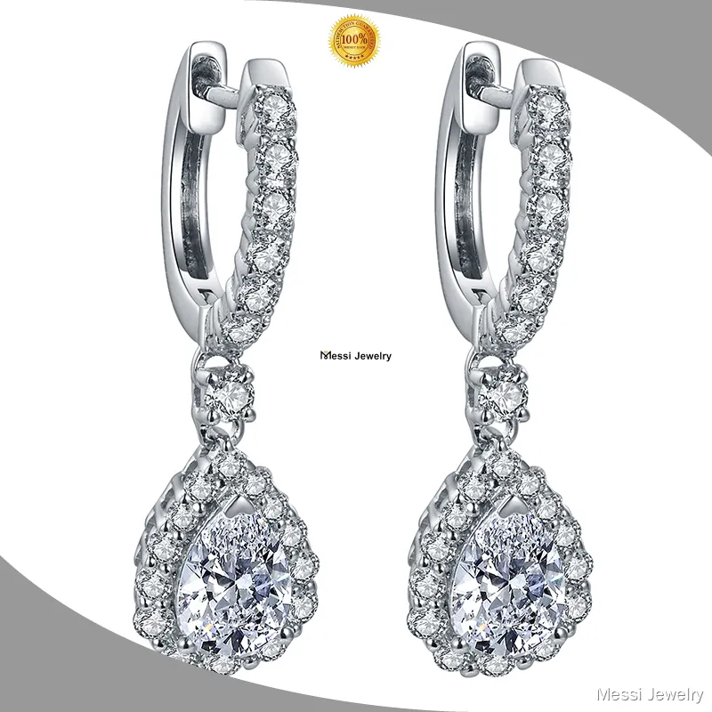 Messi Jewelry | Best Price moissanite stud earrings with custom services 1