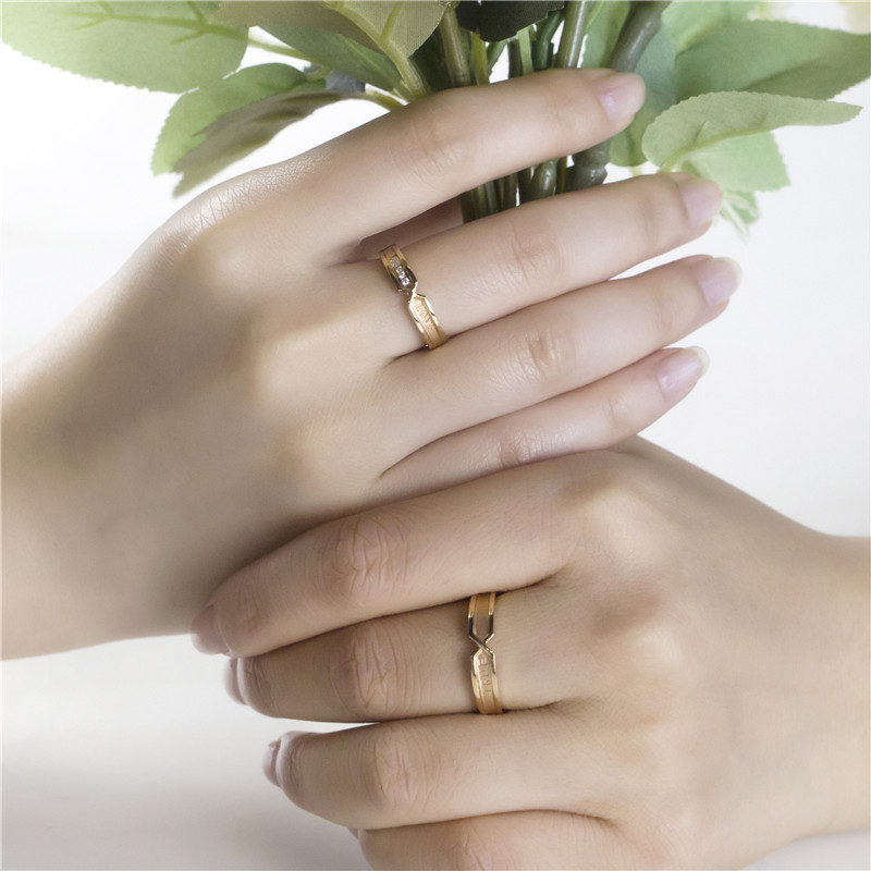 Messi Alahas - Messi Alahas Singsing Kasal 18K rosas nga bulawan nga kinabuhi natural nga diamante engagement & Singsing sa kasal Band sa Kasal 13