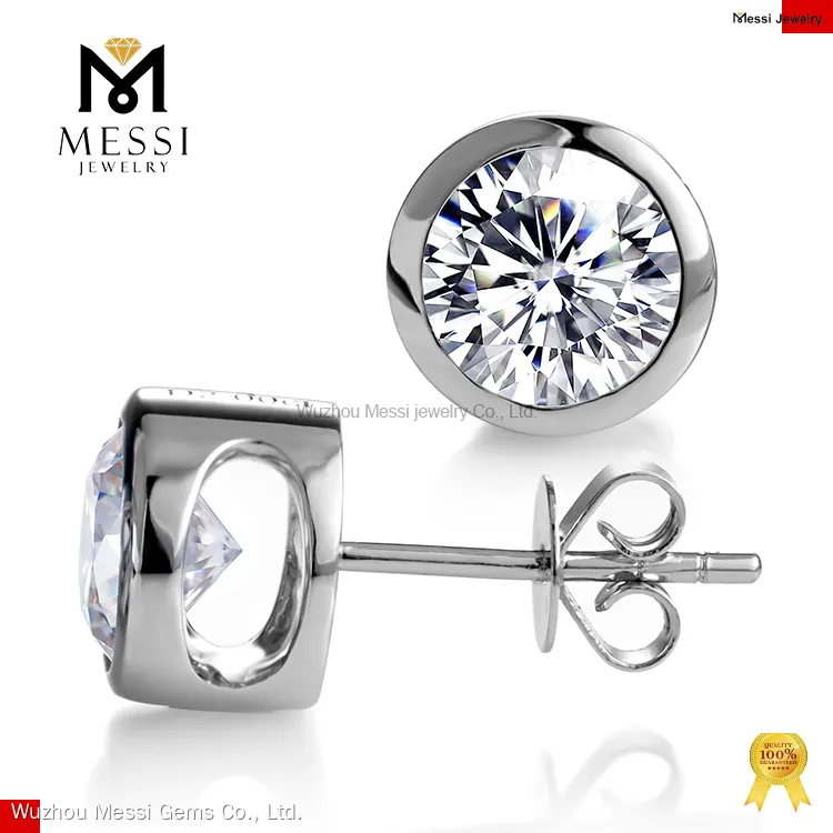 Messi Jewelry | Modern synthetic diamond earrings suppliers 1