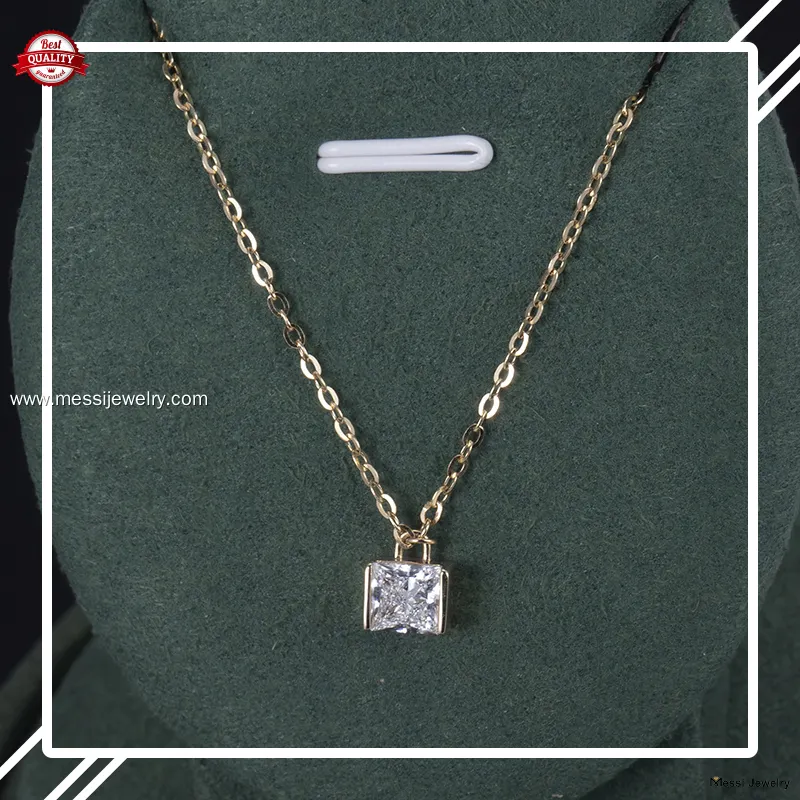 Bijoux Messi | Production en vrac Moisanite Collier Collier 1
