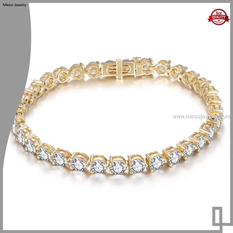 Custom tennis bracelet factory direct supply Manufacturer | Messi Jewelry 1