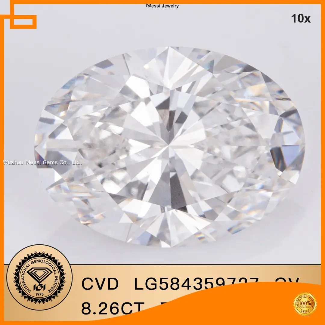 High End 2 carat oval lab diamond from China | Messi Jewelry 1