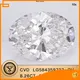 Diamante de laboratório oval de 2 quilates da China | Jóias Messi 1