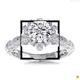 Long Lasting white gold moissanite ring quality assurance | Messi Jewelry 1