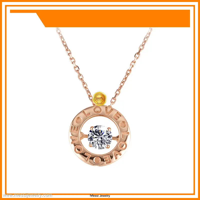 Bulk lab grown diamonds necklace suppliers | Messi Jewelry 1