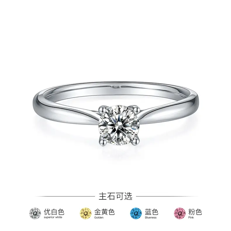 Professional 925 sterling silver moissanite rings wholesale | Messi Jewelry 4