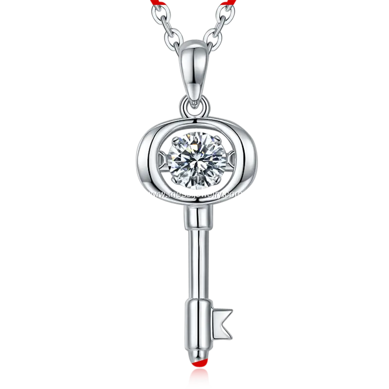 Gioielli Messi | Qualità 925 catena di tennis in moissanite in argento sterling con servizi personalizzati 1