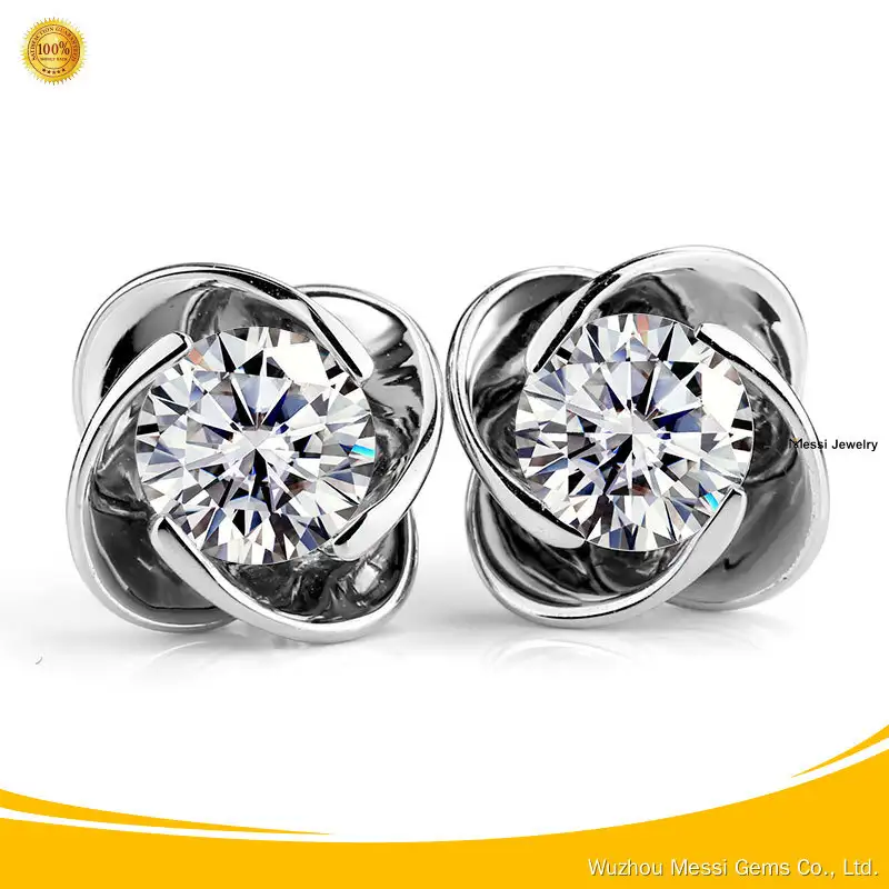Messi Jewelry | epidemic lab grown diamond earrings with custom services 1