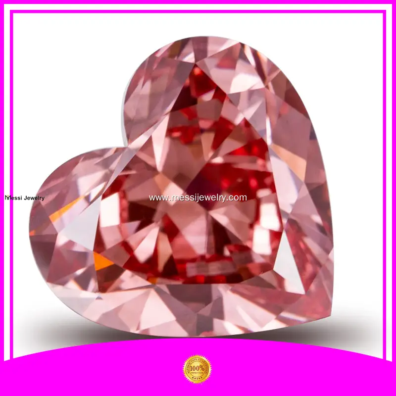 bulk production heart lab diamond high safety | Messi Jewelry 1