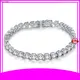 lab created sapphire tennis bracelet at Wholesale Prices | Messi Jewelry 1