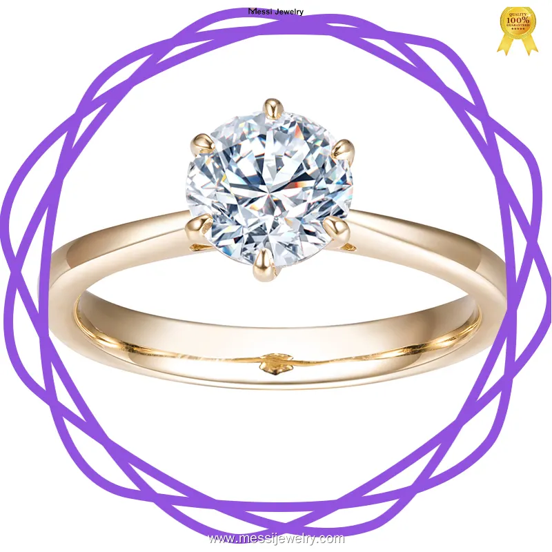 High End moissanite gold jewelry suppliers | Messi Jewelry 1