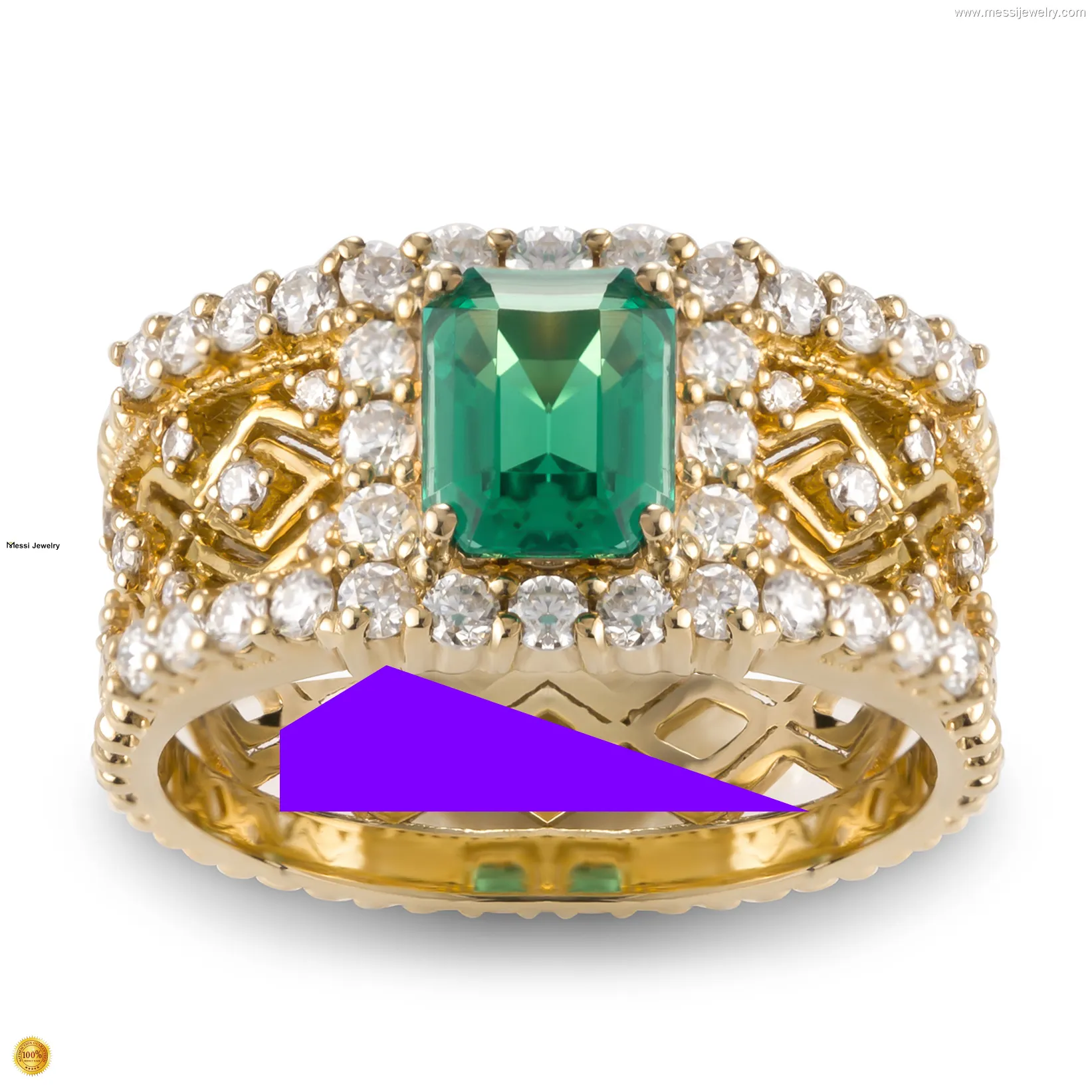 Custom topaz engagement ring wholesale Manufacturer | Messi Jewelry 1