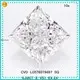 Custom princess cut man made diamond rings from China Manufacturer | Messi Jewelry 1