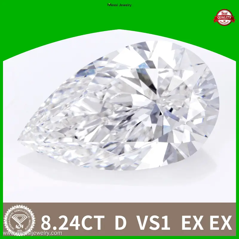 Custom 5ct lab grown diamond factory Manufacturer | Messi Jewelry 1