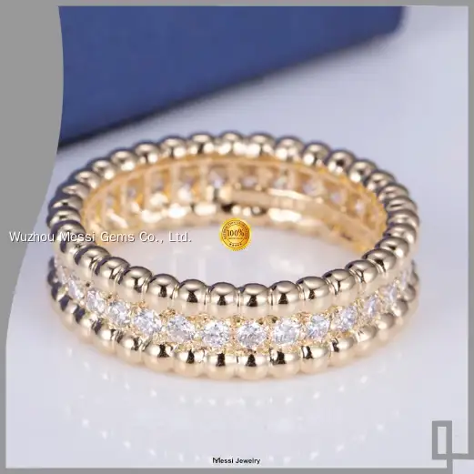Custom lab diamond rings supply Manufacturer | Messi Jewelry 1