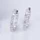 moissanite sterling silver stud earrings at Wholesale Prices | Messi Jewelry 6