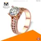 Custom White Gold Gold Moissanite Wedding Band Wholesale Produttore | Gioielli Messi 1