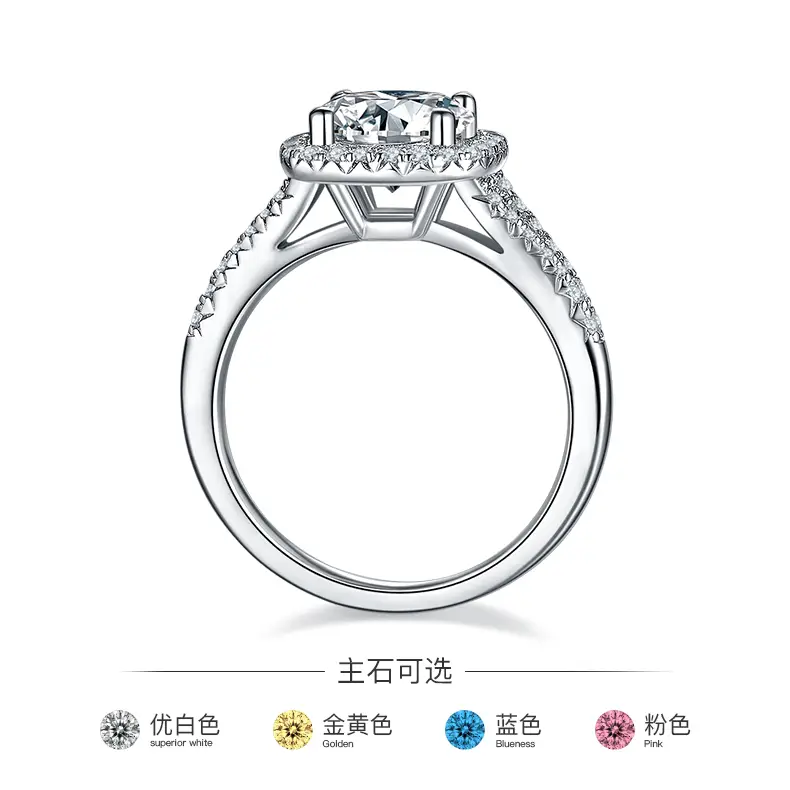 Messi Jewelry | Bulk moissanite silver ring manufacturing 3