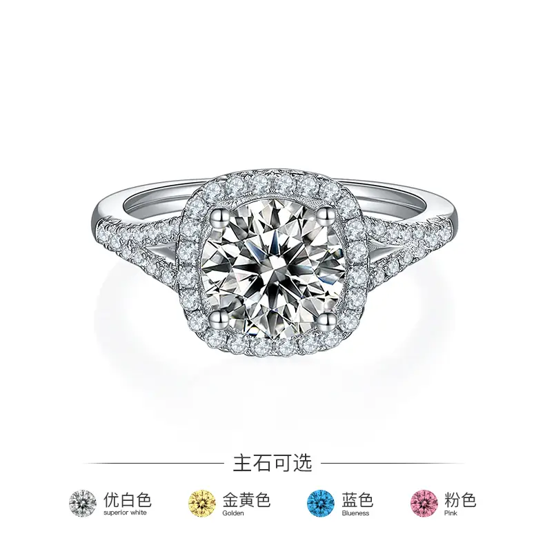 Messi Jewelry | Bulk moissanite silver ring manufacturing 4