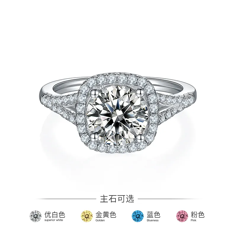 Messi Jewelry | Bulk moissanite silver ring manufacturing 4