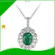 Durable sapphire necklace manufacturers | Messi Jewelry 1