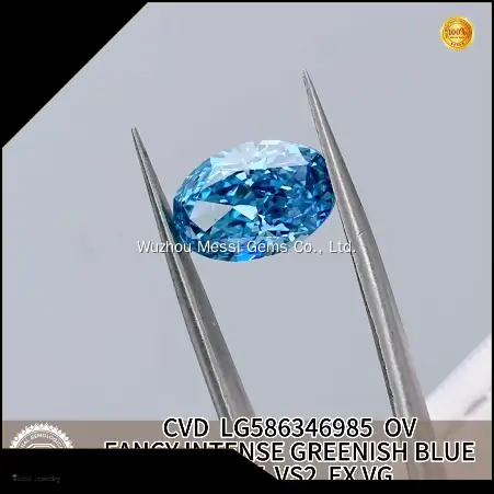 Praise 1.5 carat lab grown diamond oval customized | Messi Jewelry 1