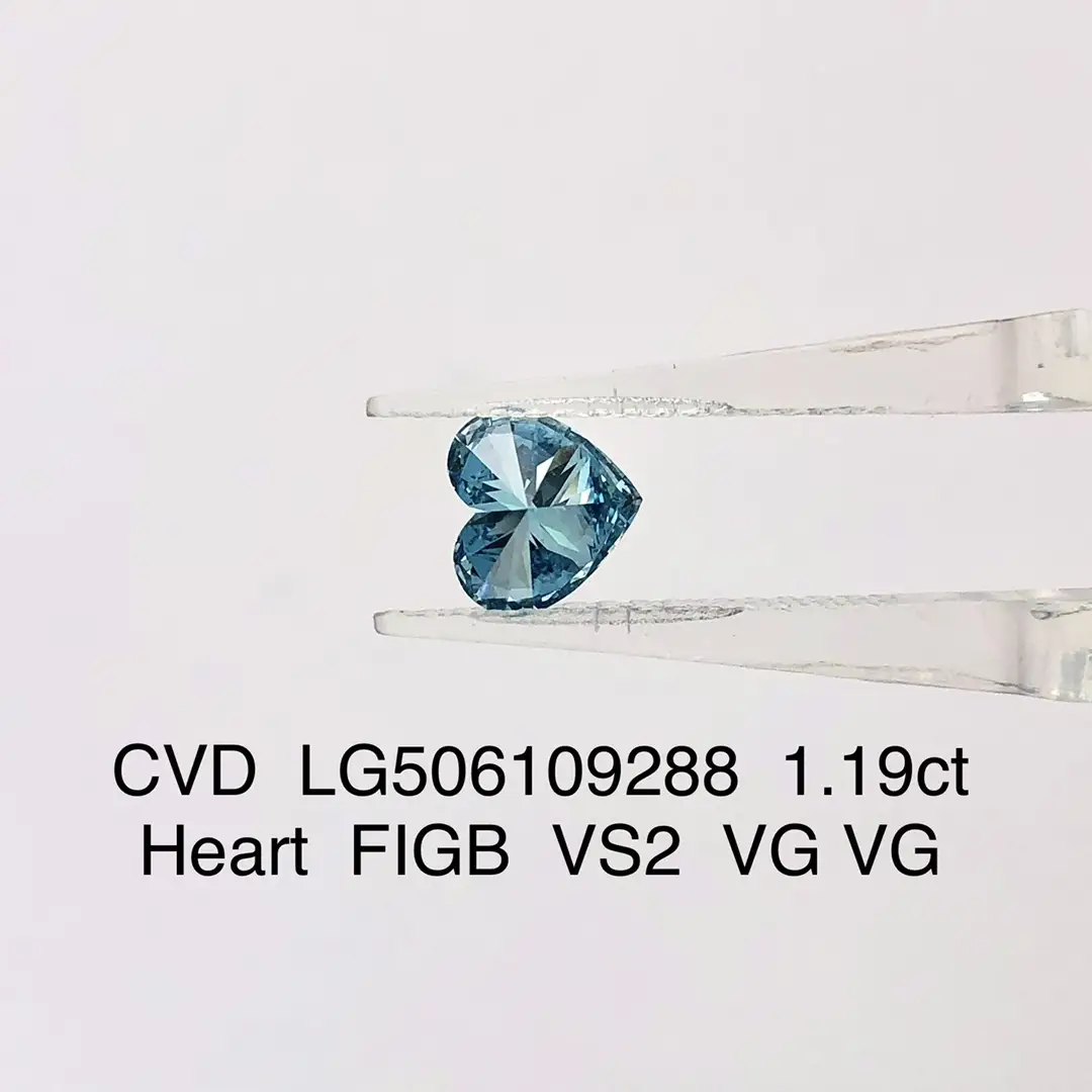 Creative synthetic blue diamond with good price | Messi Jewelry 5
