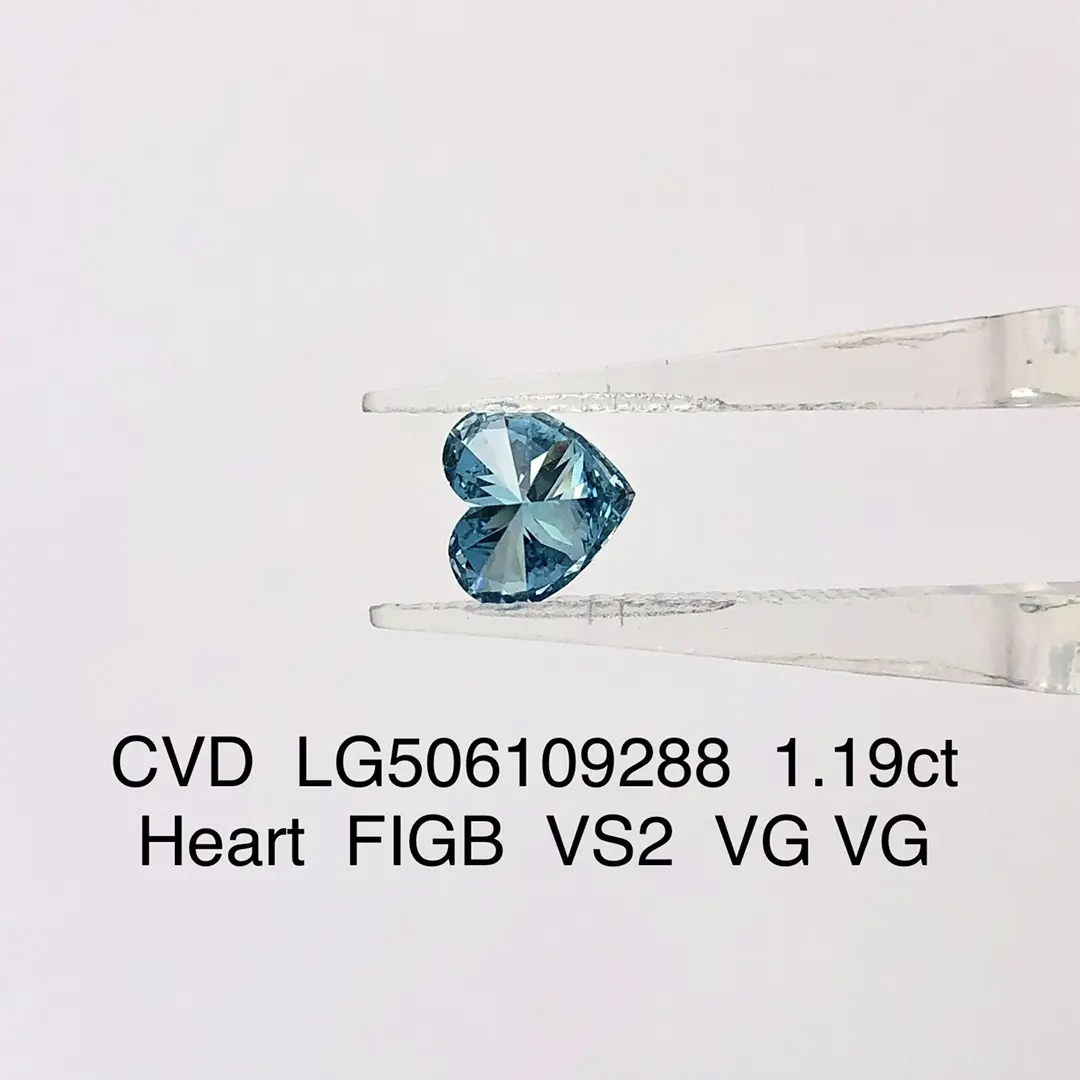 Creative synthetic blue diamond with good price | Messi Jewelry 5