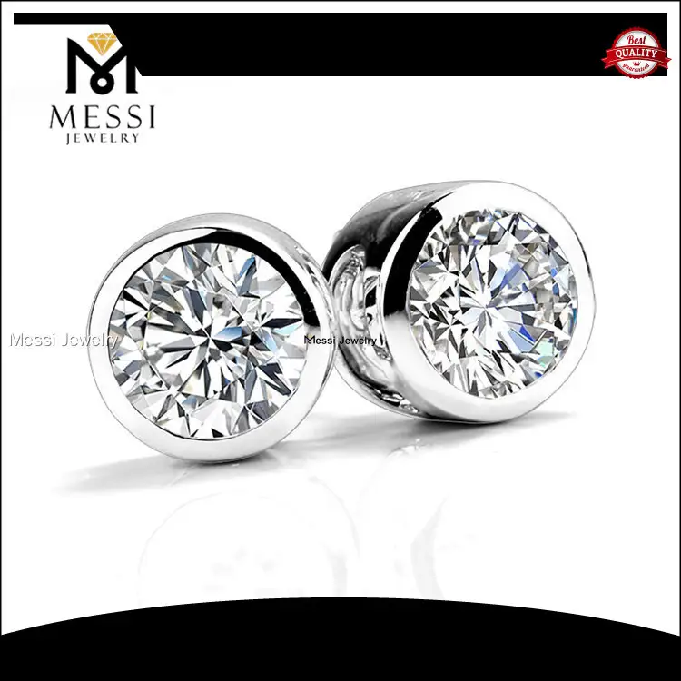factory Direct moissanite solitaire necklace quality assurance | Messi Jewelry 1
