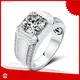 Custom mens moissanite rings highly rated Manufacturer | Messi Jewelry 1