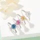 Custom 925 sterling silver moissanite engagement rings manufacturers Manufacturer | Messi Jewelry 5