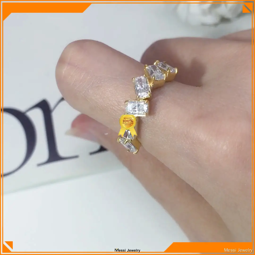 Custom 925 sterling silver moissanite rings highly rated Manufacturer | Messi Jewelry 1