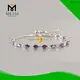 Custom peridot bracelet with good price Manufacturer | Messi Jewelry 1