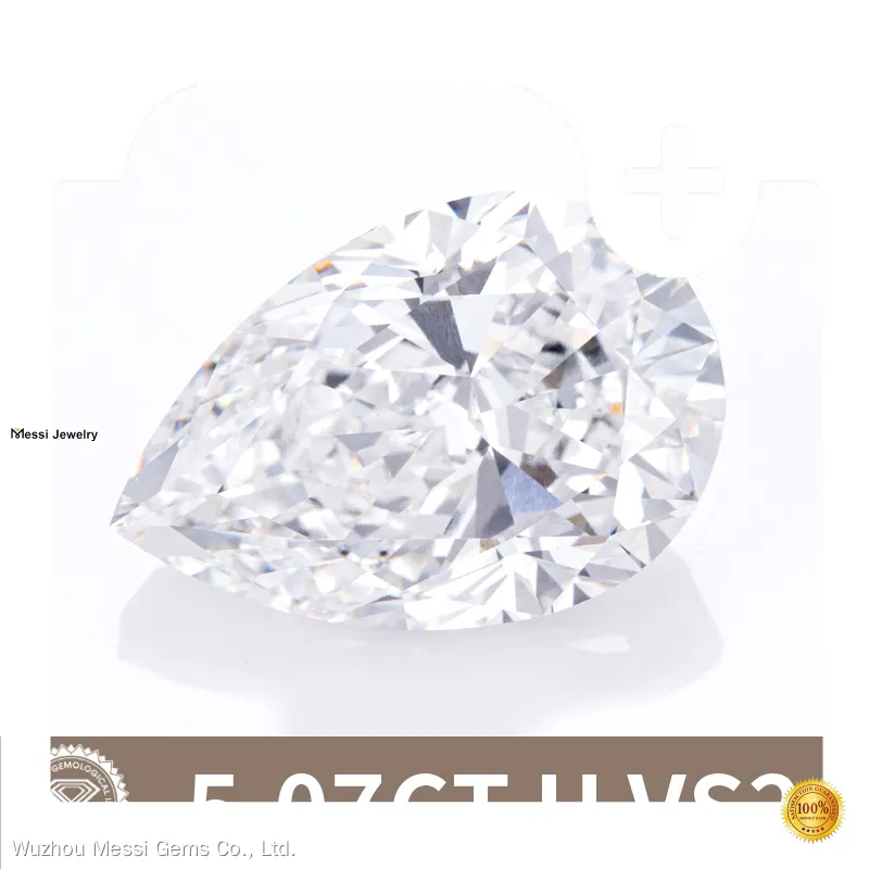 Custom large man made diamonds highly rated Manufacturer | Messi Jewelry 1